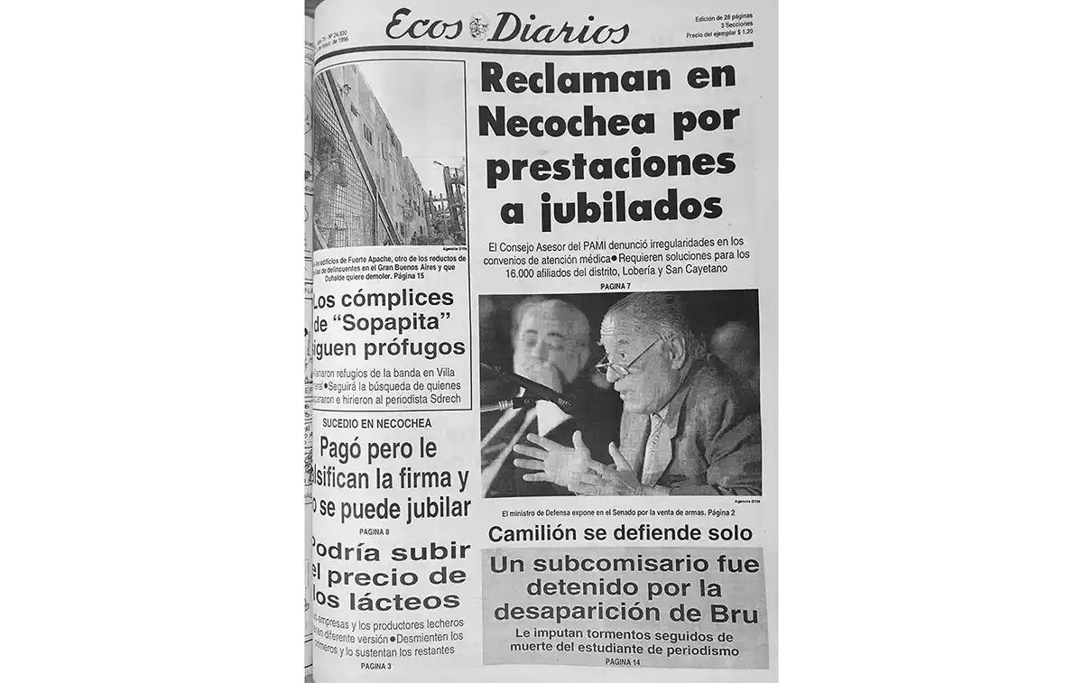 Jueves 15 de mayo de 1996