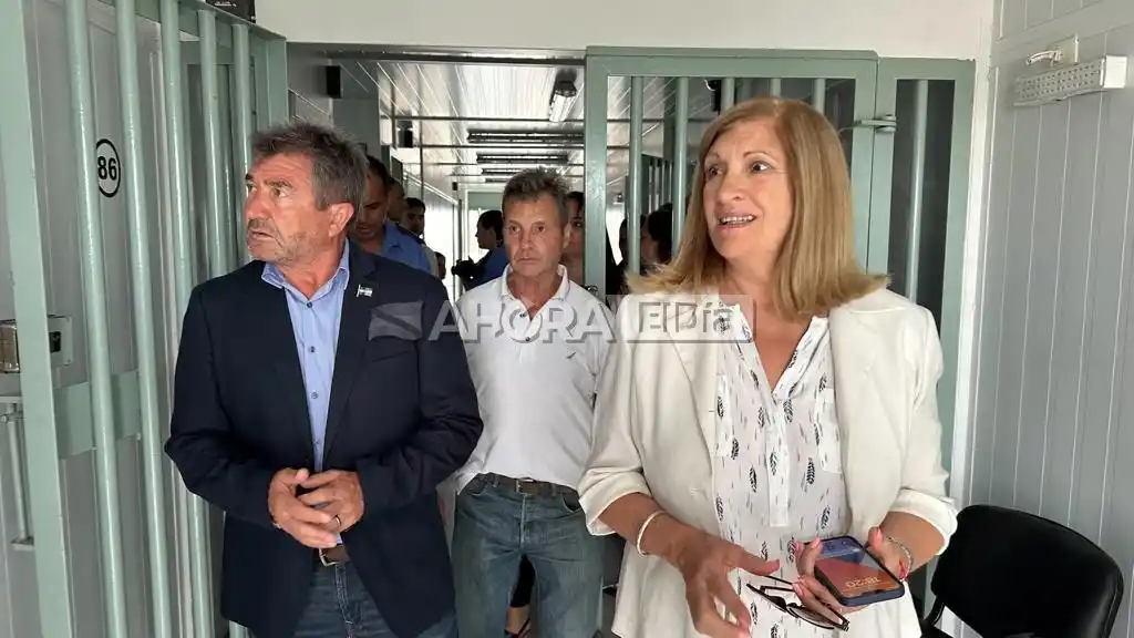 Romero y Roncaglia inauguraron las nuevas obras que se realizaron en la Unidad Penal Nº9