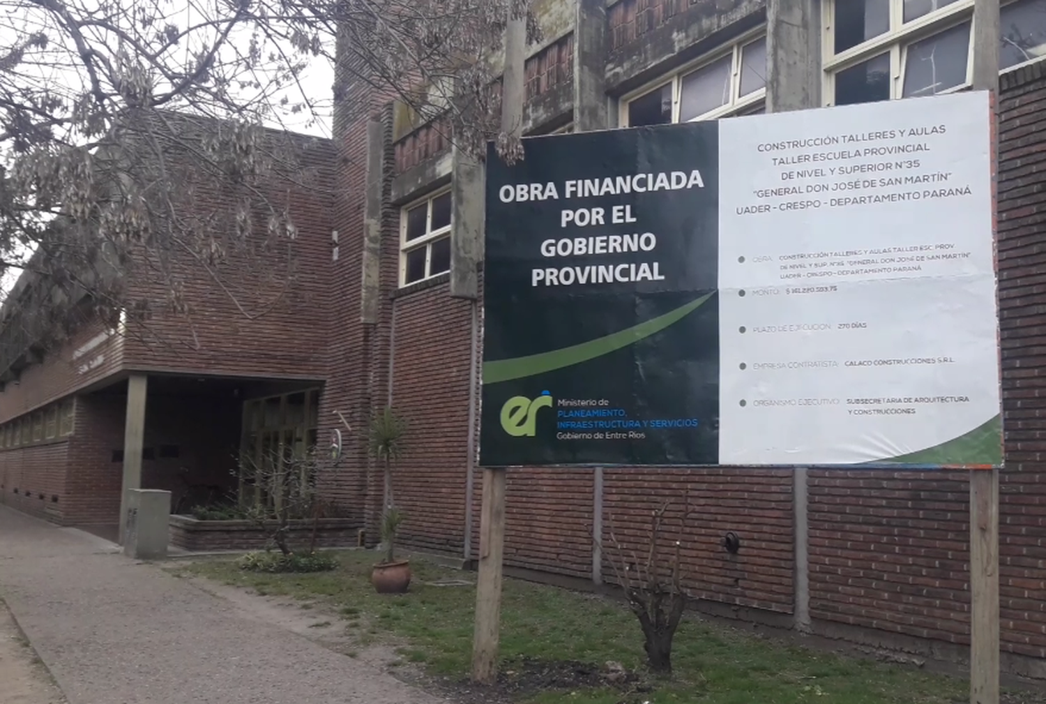 La Escuela Técnica de Crespo avanza con el proyecto de construcción y modernización del edificio