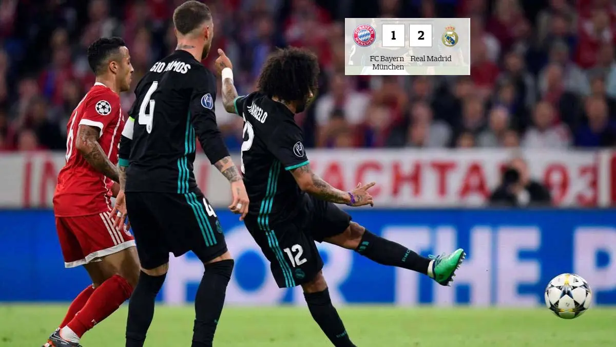 El Real Madrid se lo dio vuelta al Bayern