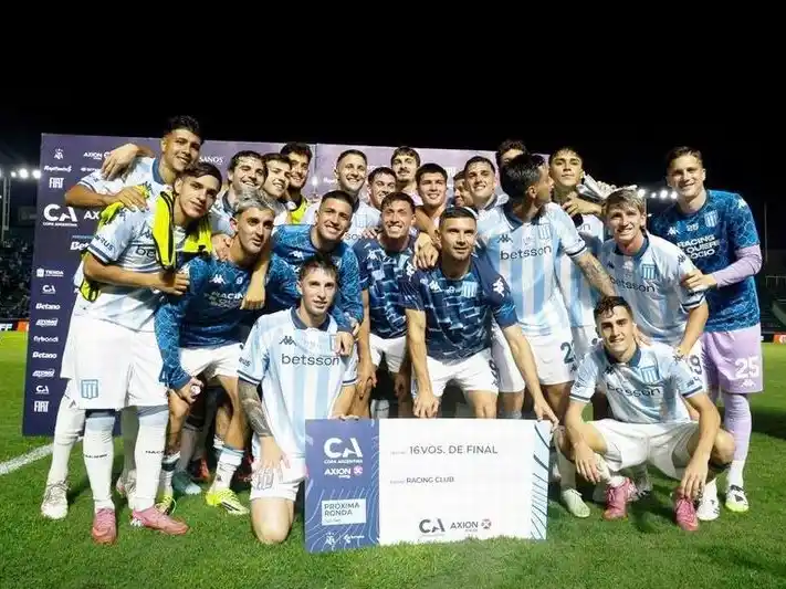Derrota franjeada ante 
Racing de Avellaneda