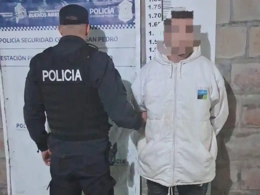 El hombre fue aprhendido tras amenazar a su expareja.