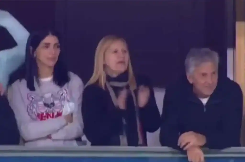 La familia de Messi causó furor en la Bombonera
