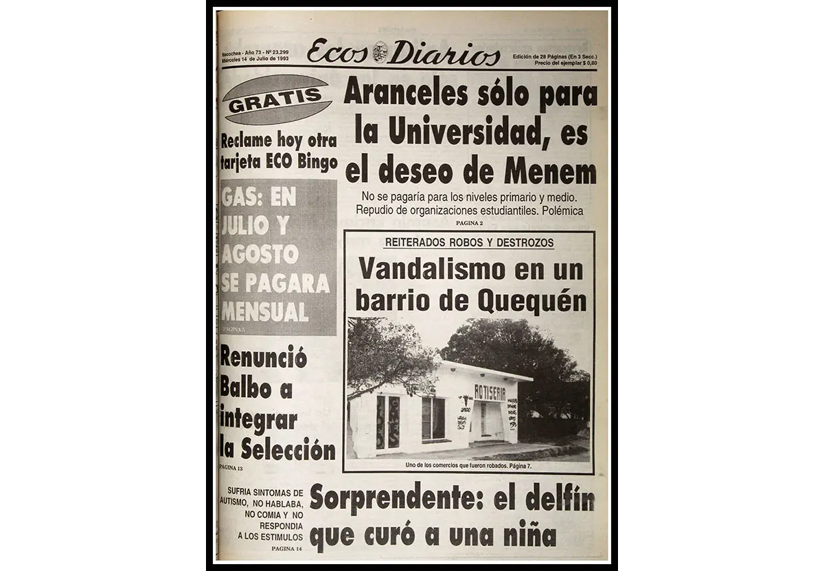Miércoles 14 de Julio de 1993