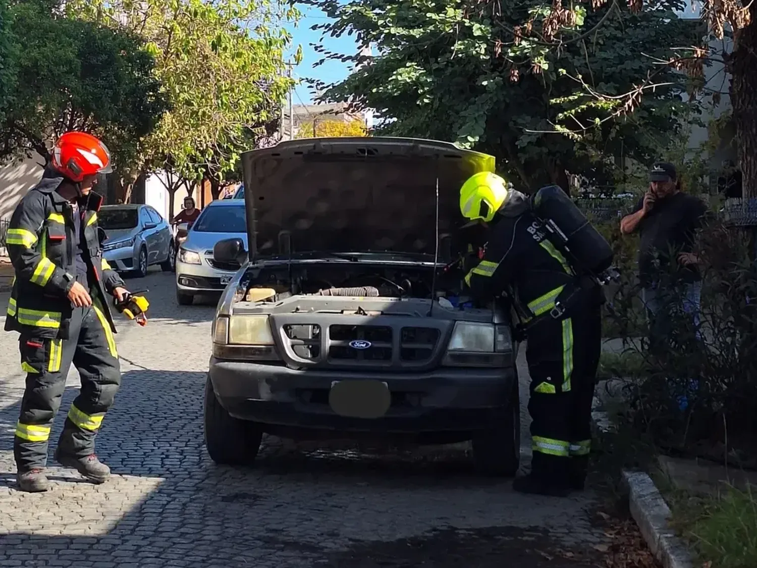 El hecho ocurrió en calle Iturraspe al 1100.