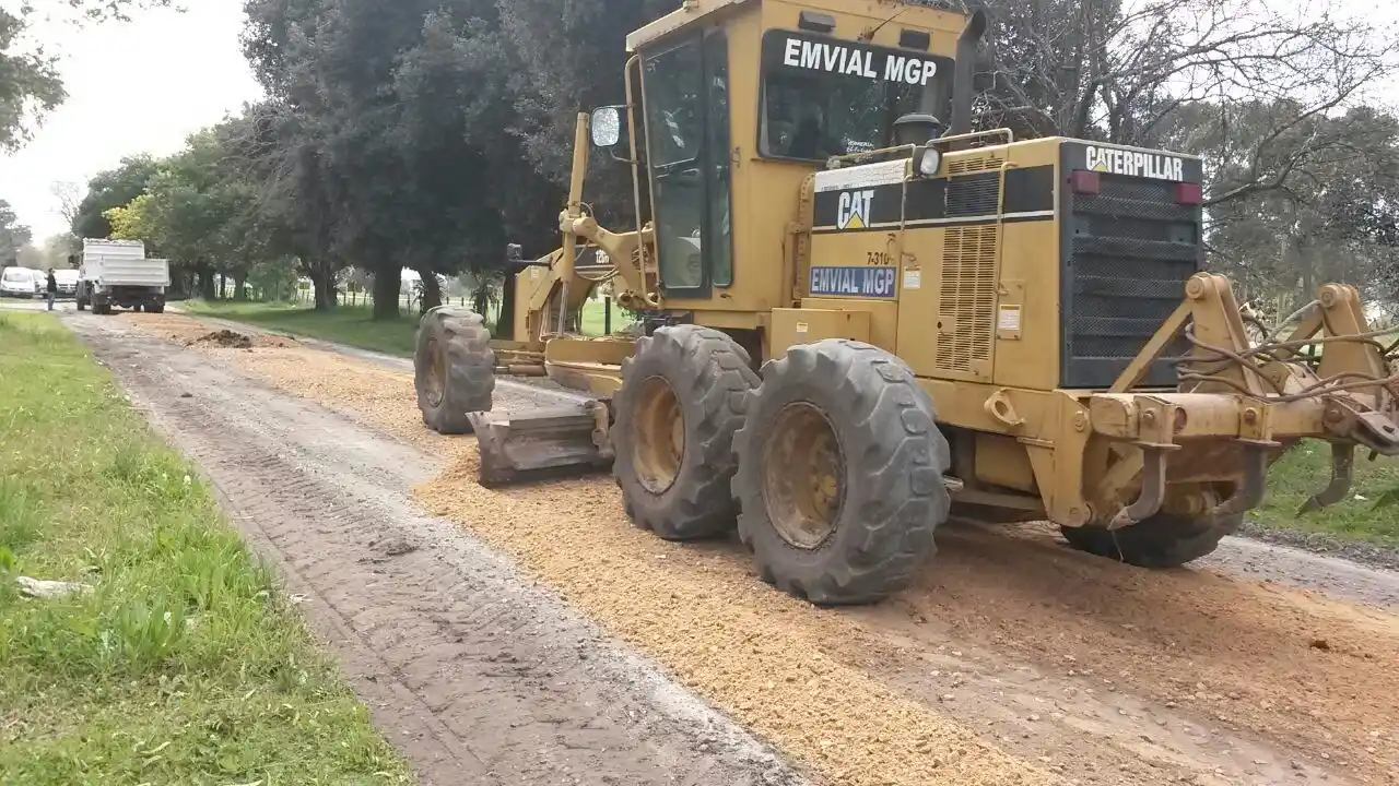Comenzaron las tareas de engranzado en el norte de la ciudad