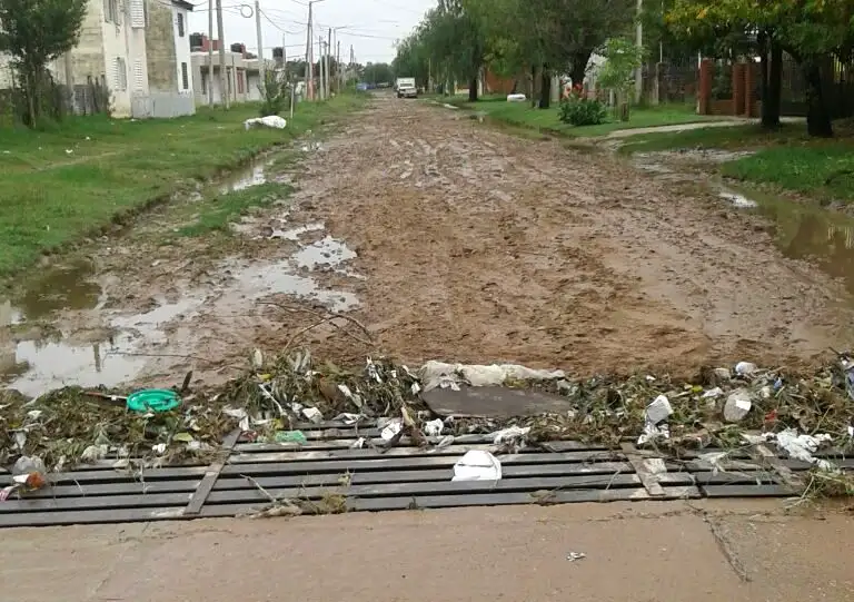 Calles, postes y basura: las consecuencias de la tormenta  