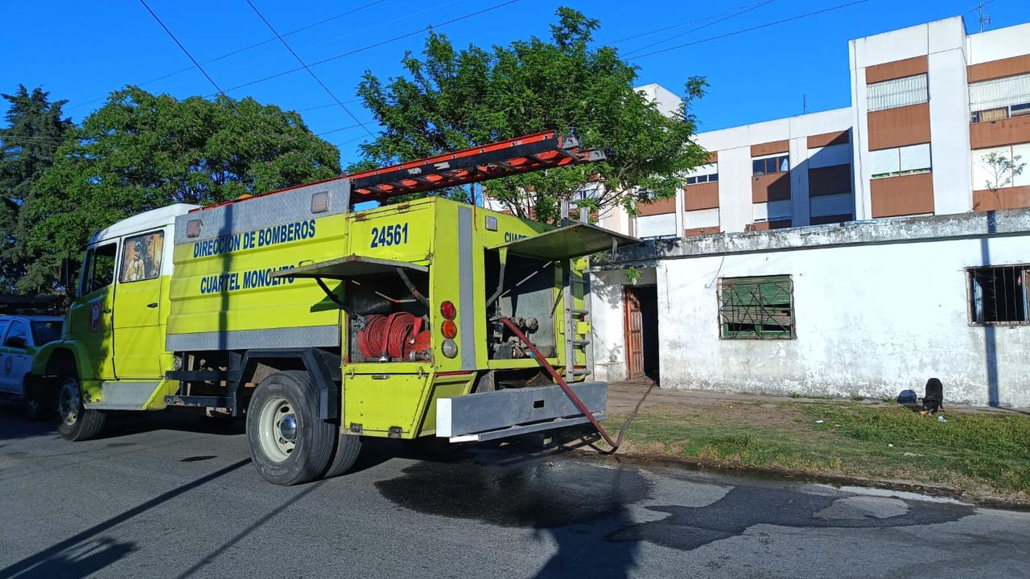 Se incendió una vivienda en el barrio Regional