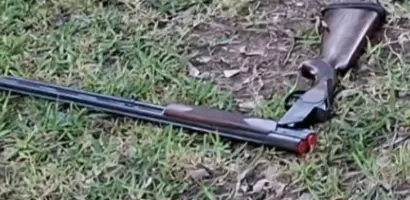 Arma con la que el adolescente disparó