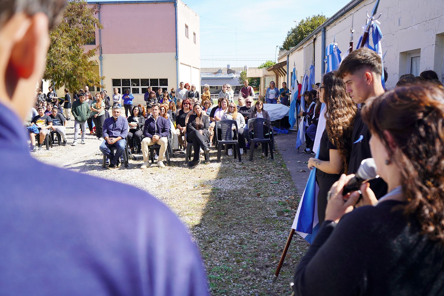 Mensaje. Brindó la jefa regional de Educación, Ana Lidia Marincevic