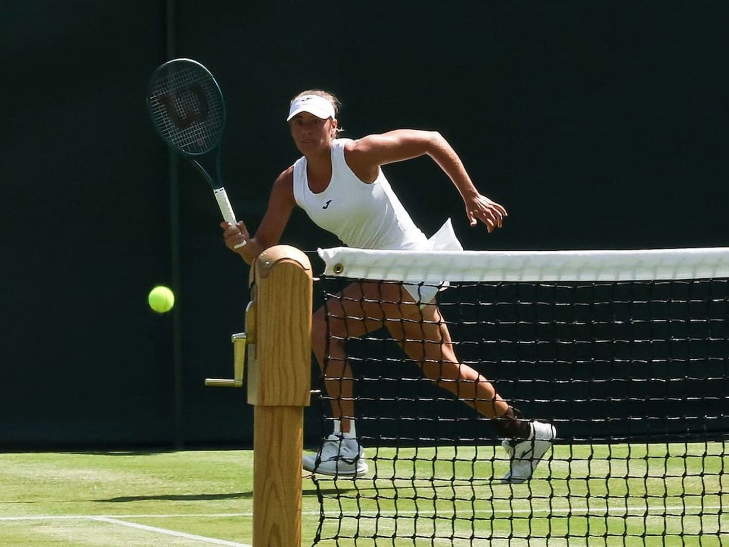 Solana Sierra entró a Wimbledon a instantes de su debut y ganó