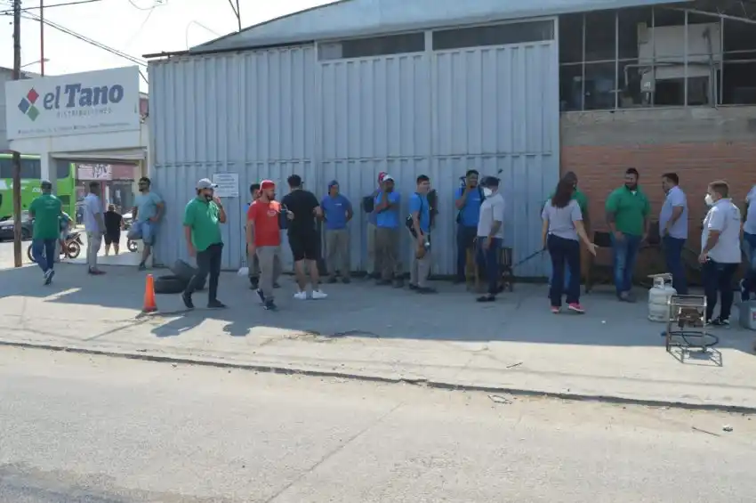 Clorinda: Bloqueo en el Tano Distribuciones por parte del Sindicato de Carga y Descarga