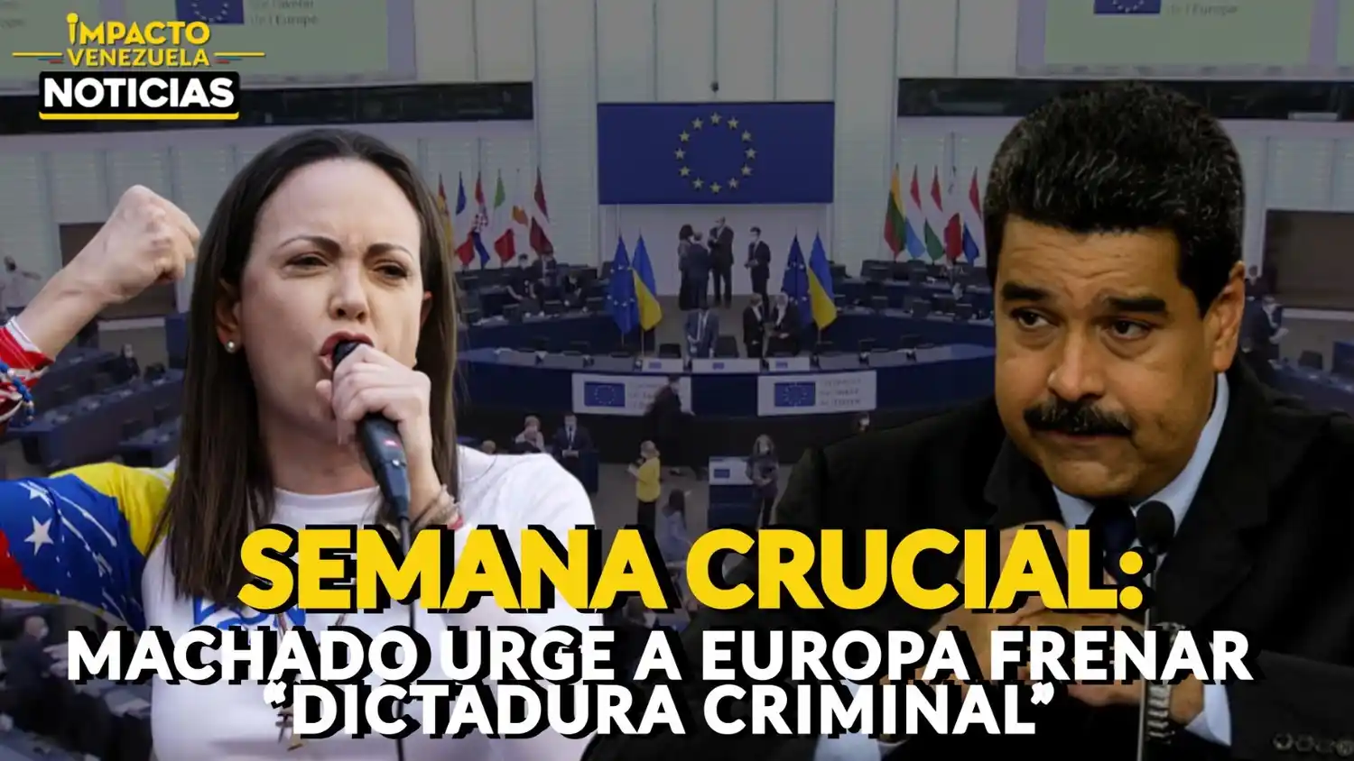SEMANA CRUCIAL: María Corina exige a Europa actuar ya y acelerar la transición democrática en Venezuela - VIDEO