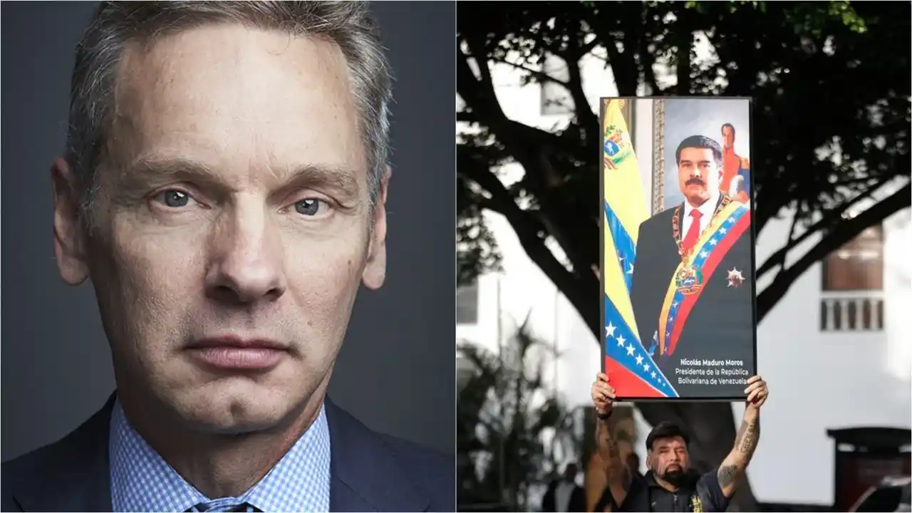 Derek Wikstrom y Nicolás Maduro