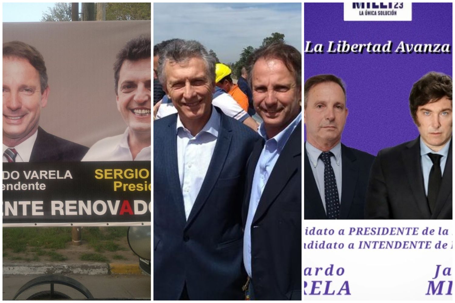 Con Massa, con Macri y con Milei. El candidato de La Libertad Avanza en Merlo pasó por 3 fuerzas políticas en los últimos 8 años.