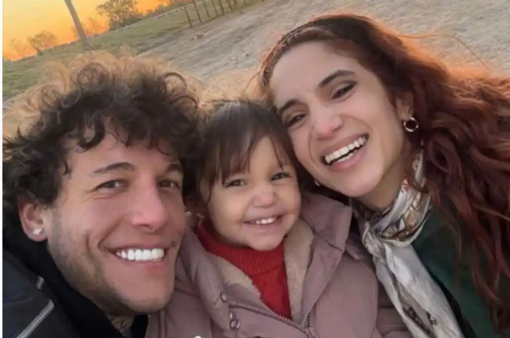 Alex Caniggia junto a Melody Luz