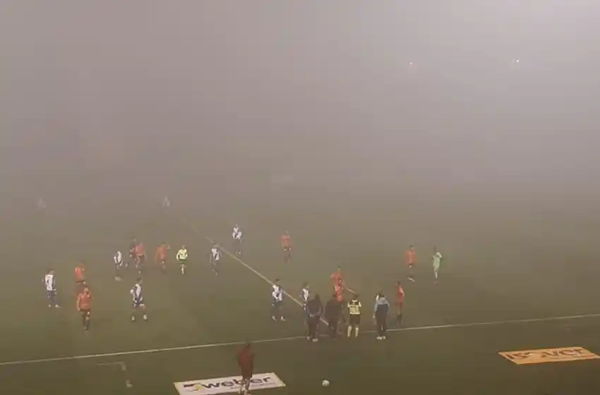 La niebla obligó a suspender el partido de Alvarado en Mar del Plata