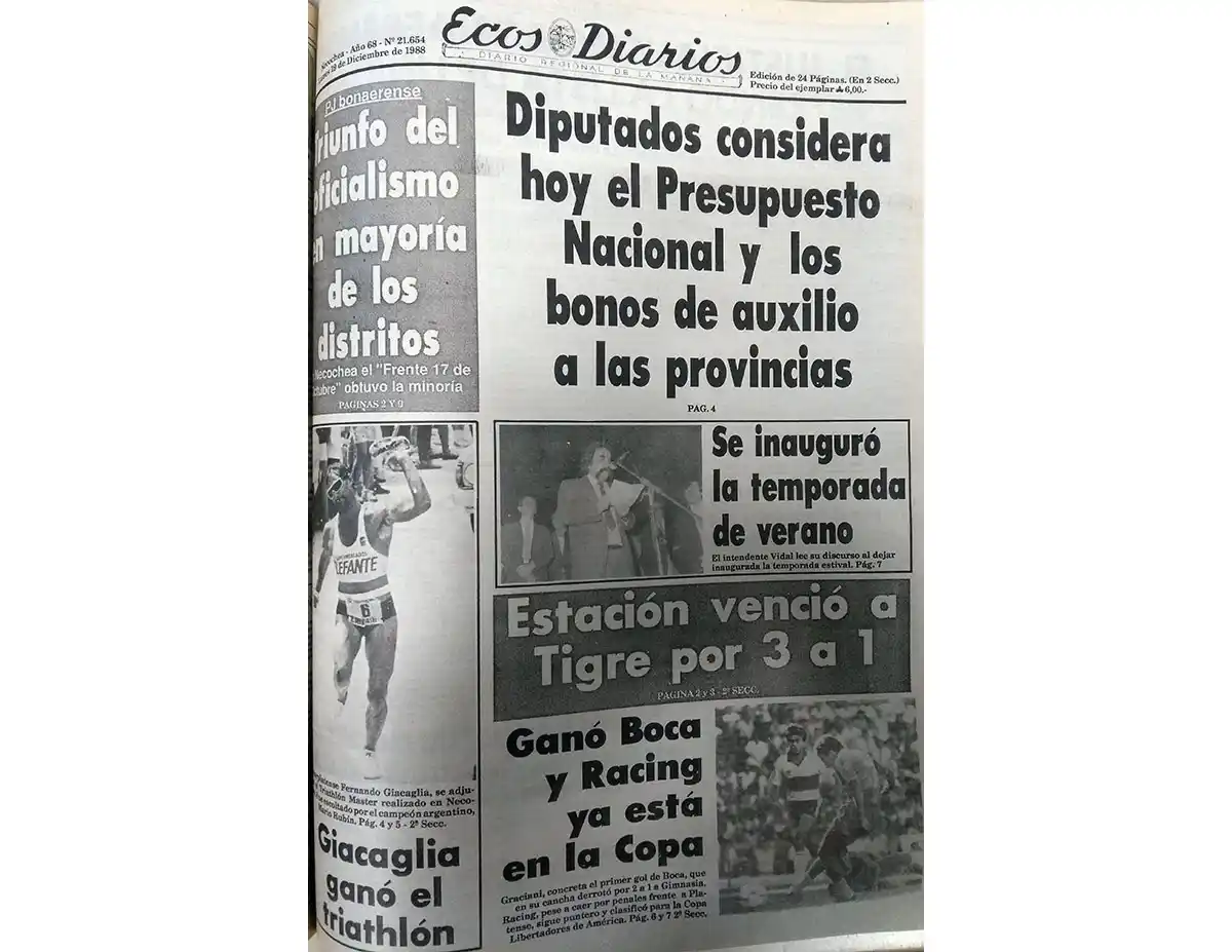 Lunes 19 de diciembre de 1988
