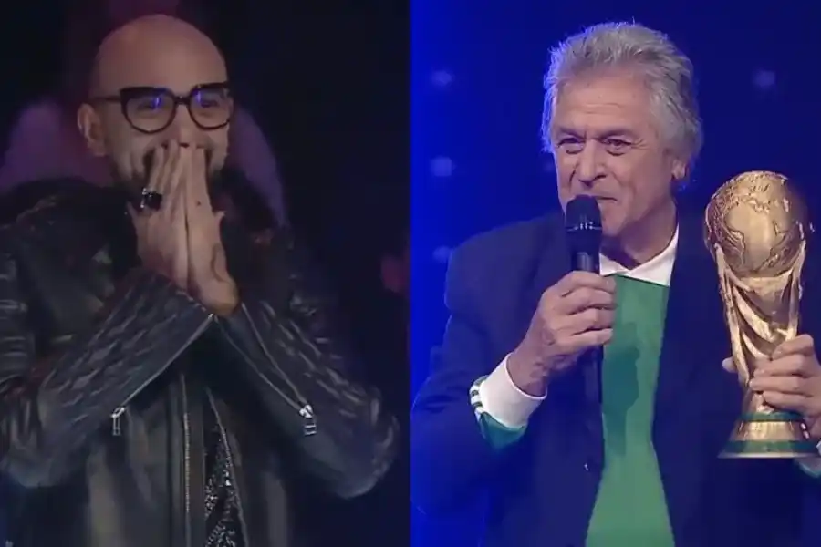Un mago de "Got Talent Argentina" apareció al Pato Fillol y lo hizo levantar la Copa del Mundo