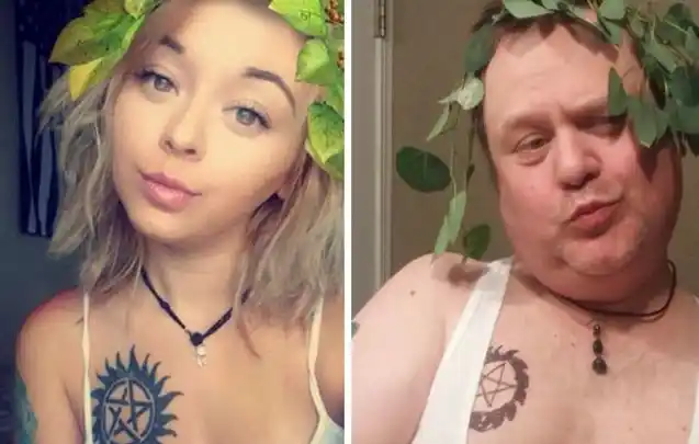 Furor por el padre que imita las selfies hot de su hija