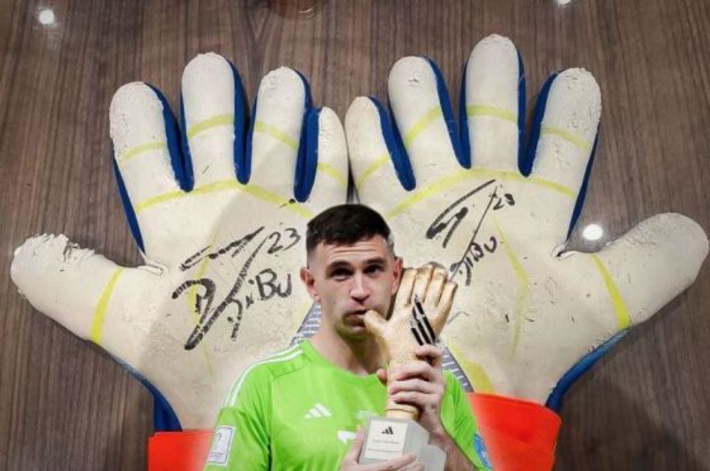 Un santafesino es dueño de los guantes que el Dibu Martínez usó en el Mundial de Qatar