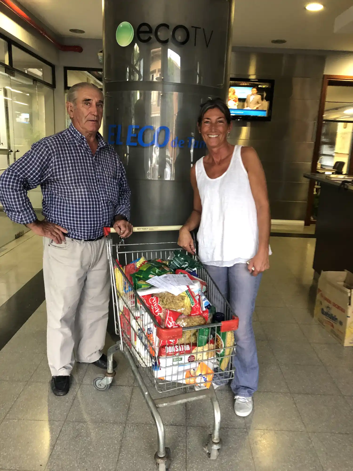 Una lectora se llevó el carrito completo de mercaderías