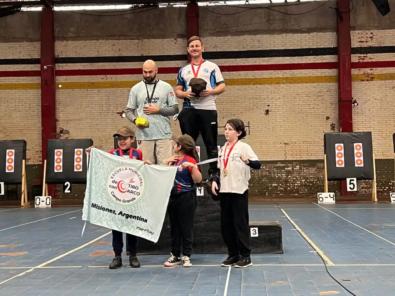 Sebastián Heidenreich en lo más alto del podio.