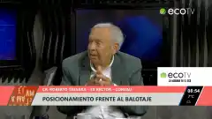 Posicionamiento de Roberto Tassara frente al balotaje