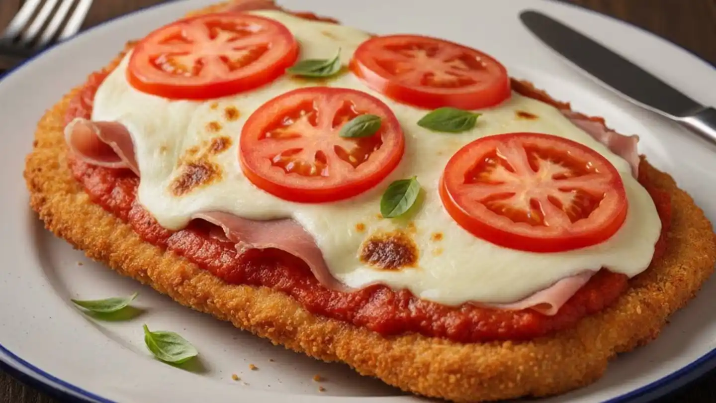 La milanesa napolitana ocupa el sexto puesto del ranking de Taste Atlas. (Imagen ilustrativa generada con IA)