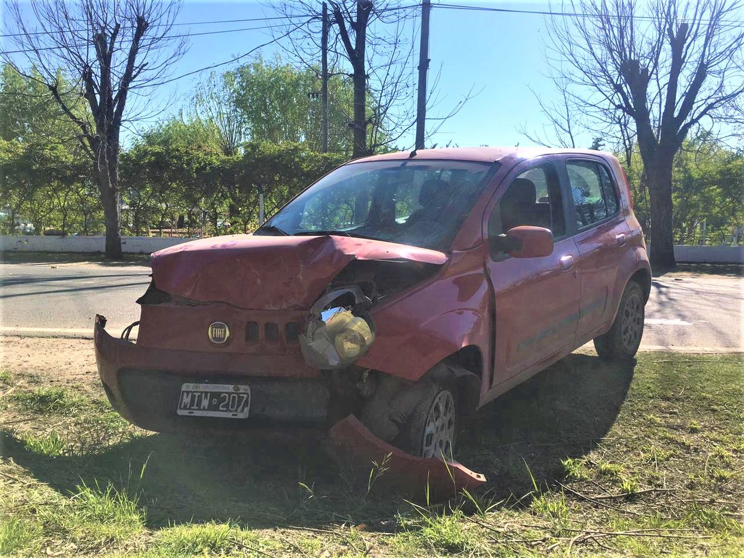Chocó un hombre alcoholizado en la costanera