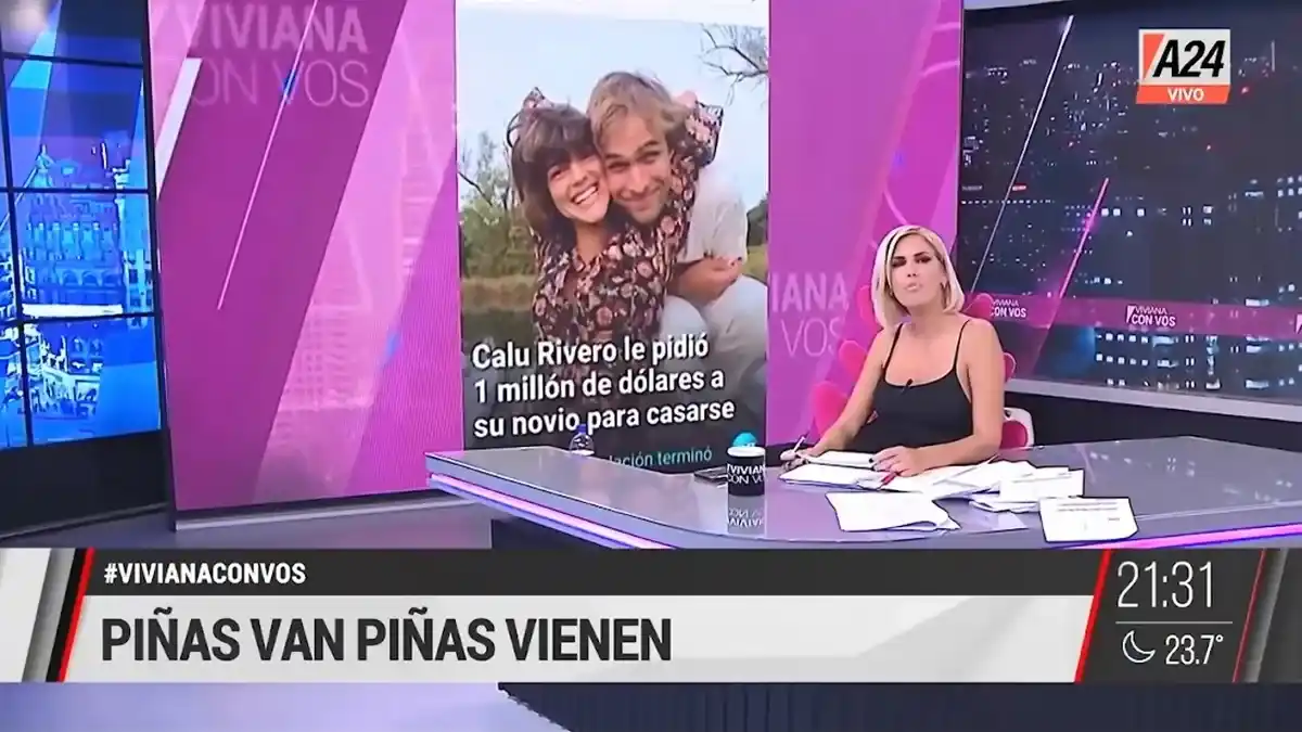 Viviana Canosa volvió a atender a Calu Rivero: "Es pañuelo verde, militó a favor del aborto y admira a María Magdalena"