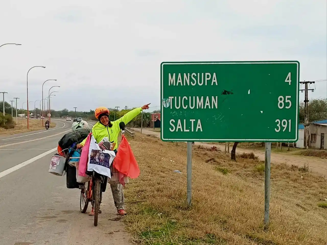 Teresita Cardoso unió nuevamente Gualeguay con Salta en un viaje de fe