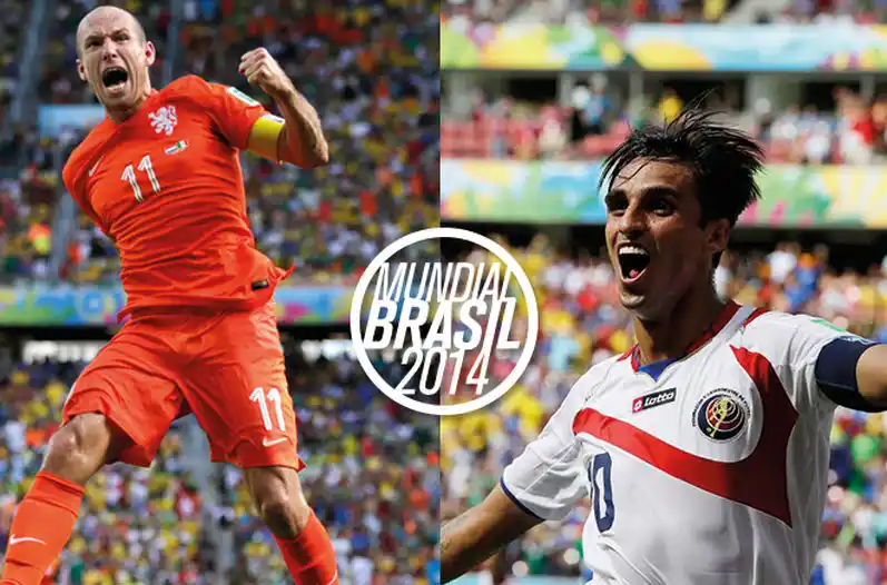 Brasil 2014: Holanda y Costa Rica buscan su lugar en la semifinal