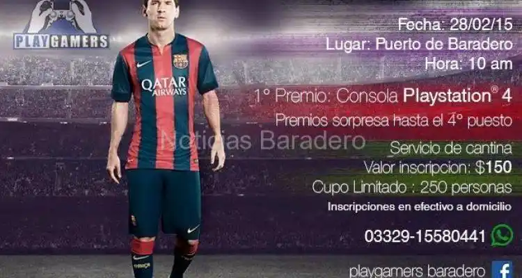 Baradero: Primer torneo oficial de FIFA 15