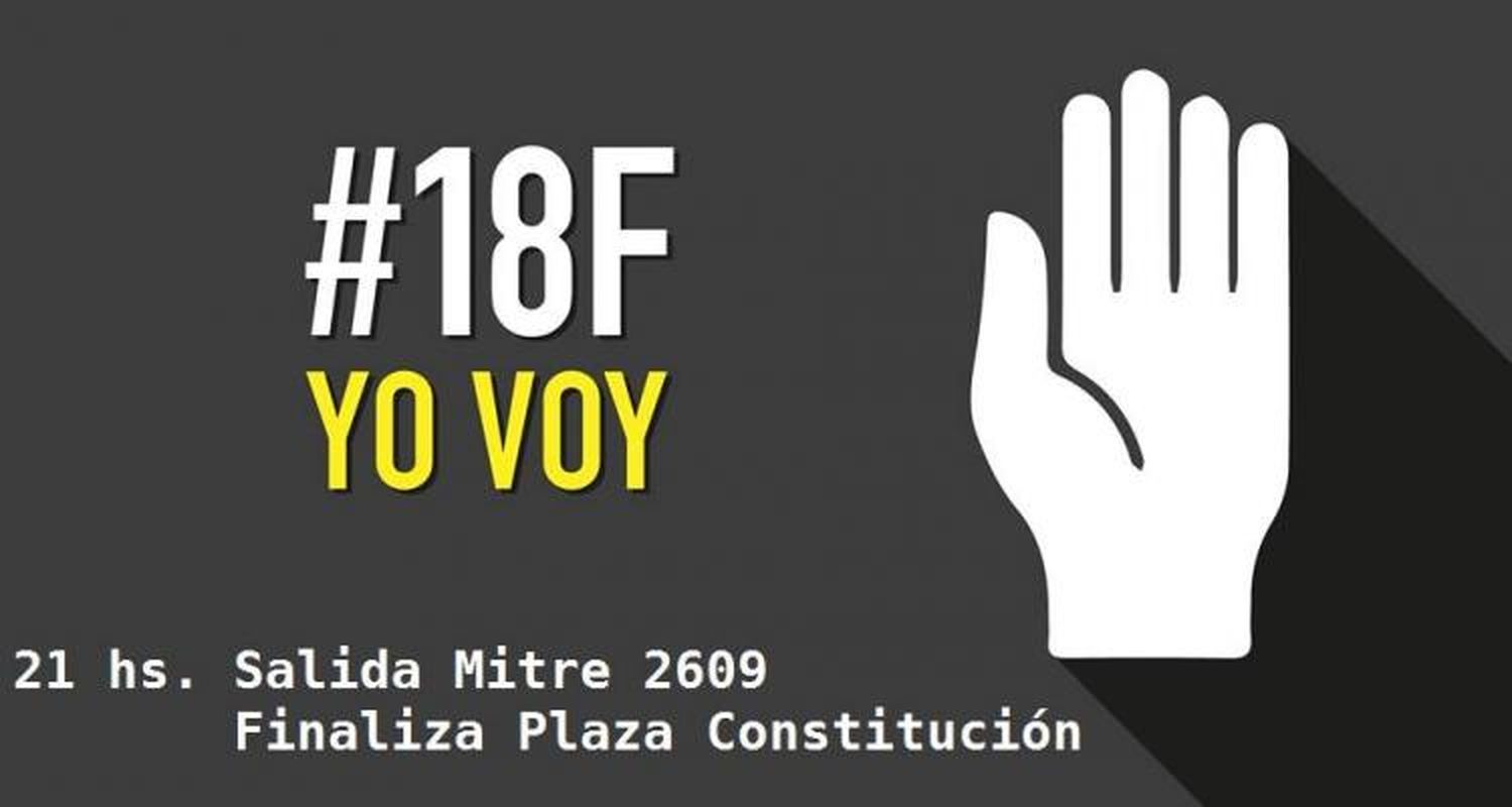 #18F: La marcha en San Pedro se hace aunque llueva