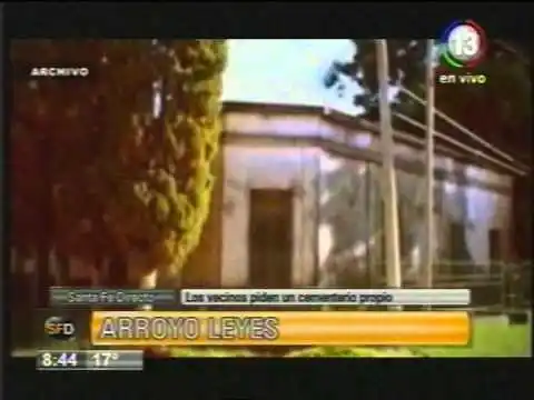 Vecinos de Arroyo Leyes solicitan la construcción de un cementerio