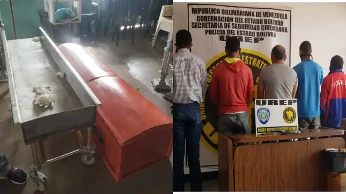 FUNERARIA CLANDESTINA: detienen a cinco personas en Bolívar por hacer autopsia en una casa sin permisología legal
