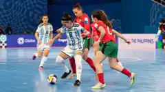 La selección de fustal fue goleada por Portugal