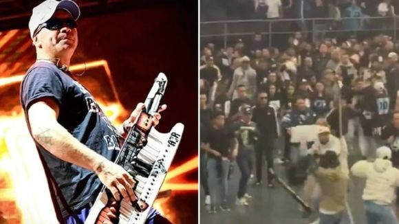 Batalla campal y un muerto en el recital de Damas Gratis
