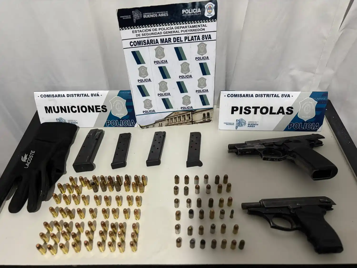 La requisa ocurrió en el barrio Playa Los Lobos, en Los Hipocampos entre Las Orcas y Las Toninas.