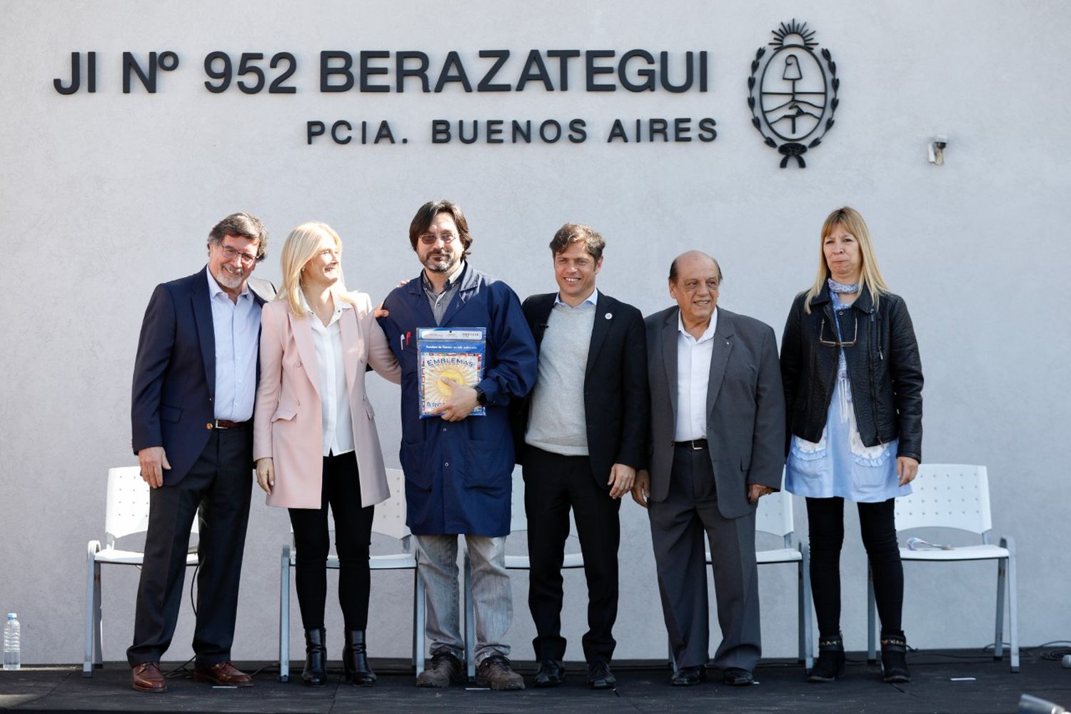 Axel Kicillof en Berazategui: “Ya inauguramos 100 edificios escolares en la Provincia”
