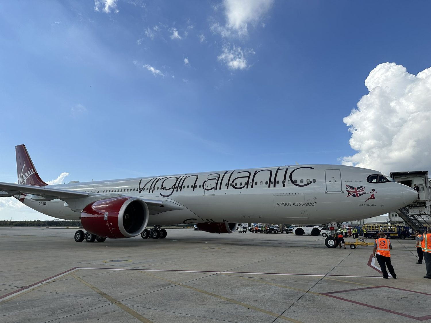 Virgin Atlantic lands in Tampa, its third Florida destination