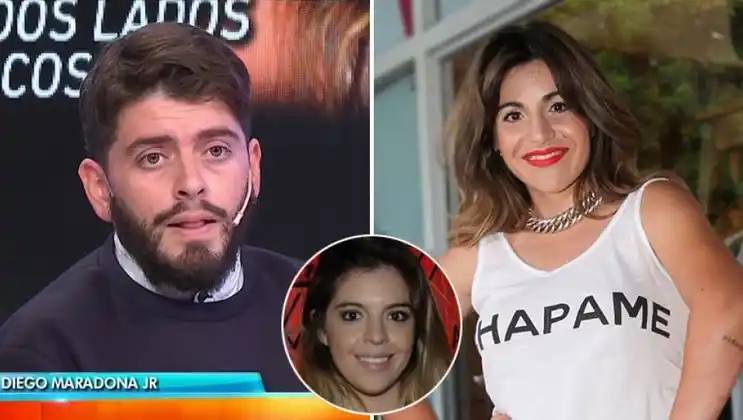 La reacción de Diego Junior a las disculpas de Gianinna Maradona 