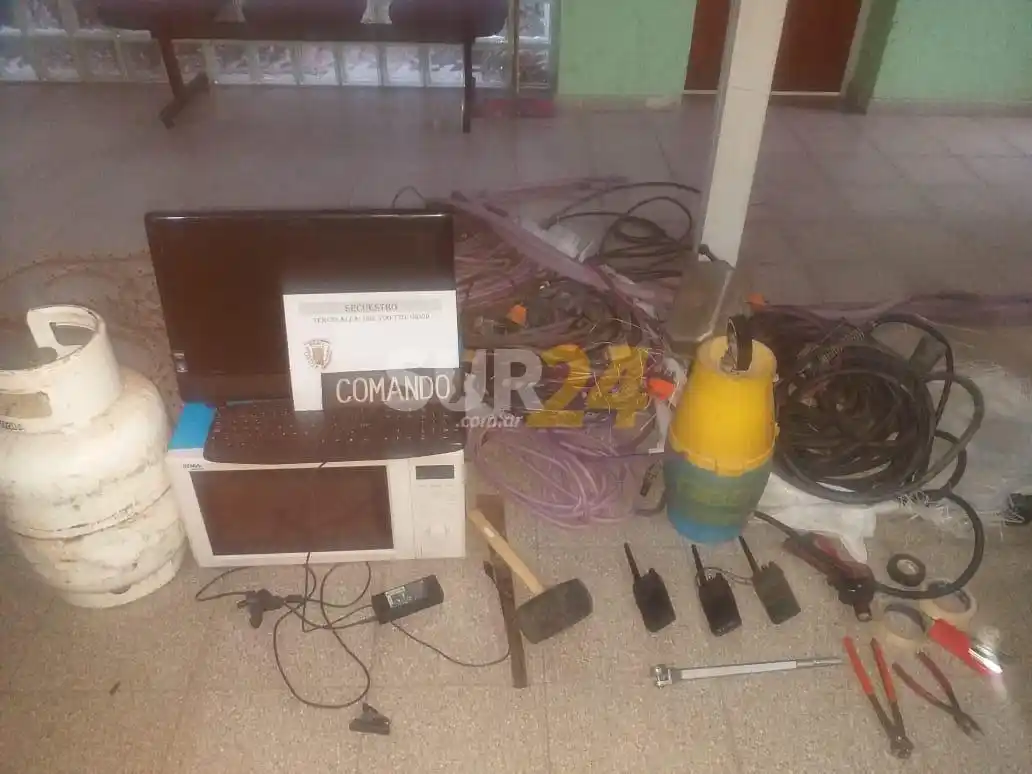 Comando Radioeléctrico frustró un robo y recuperó los elementos sustraídos