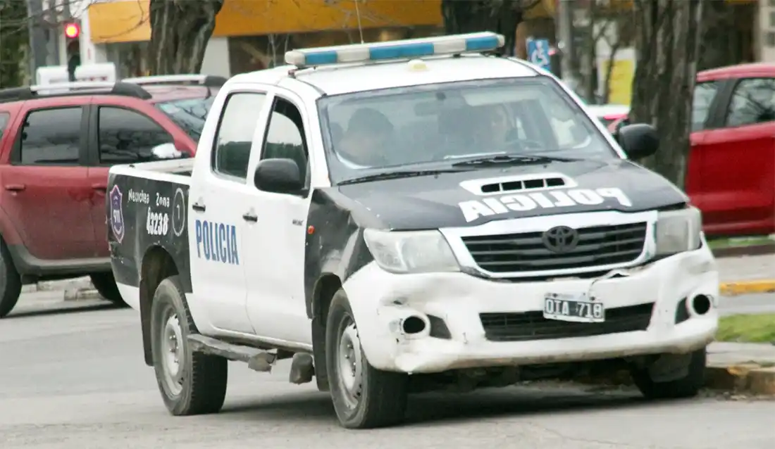 Un motociclista hospitalizado
