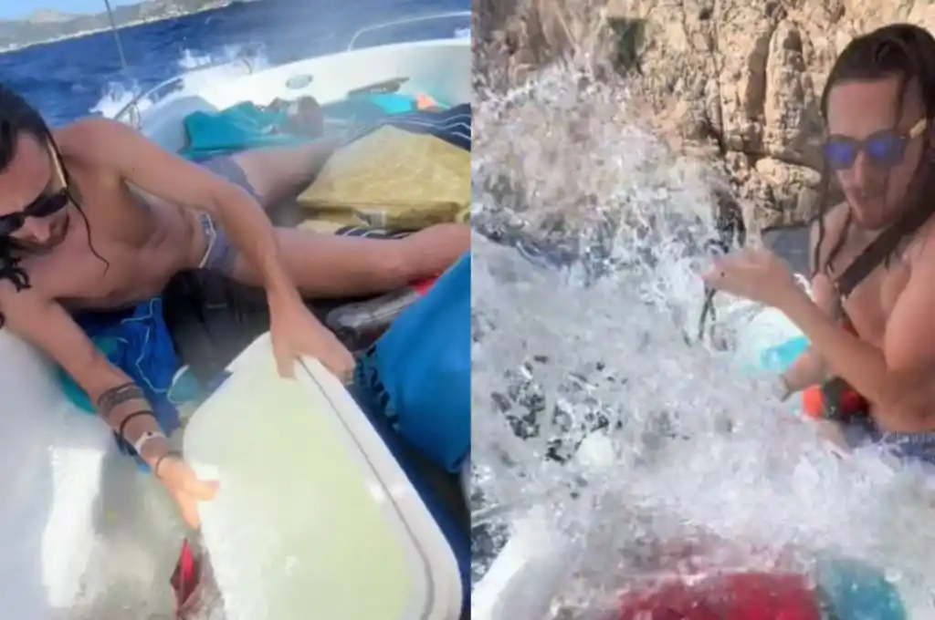 Hundieron un barco alquilado