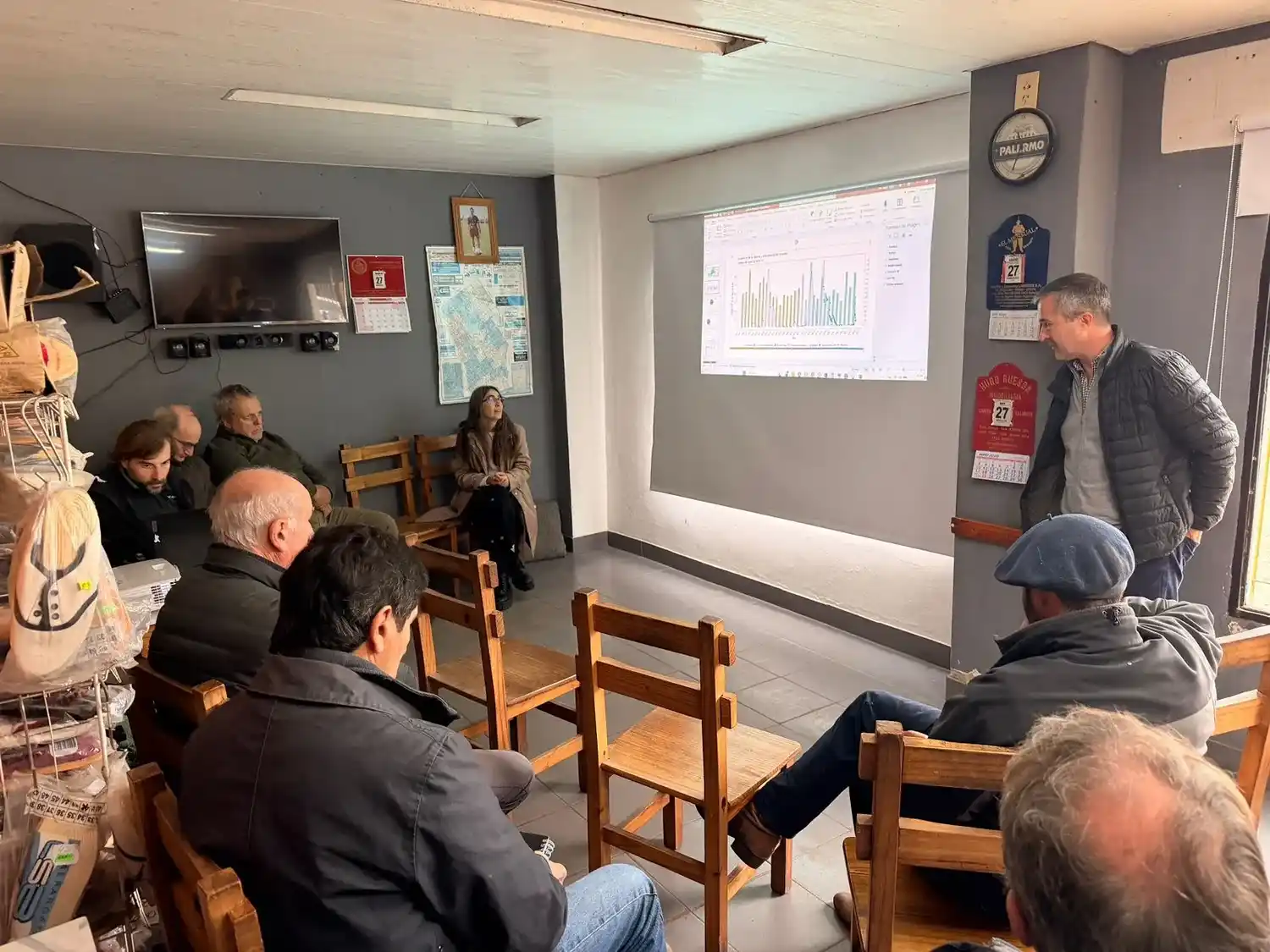 Encuentro. Para buscar soluciones frente a la problemática de las lluvias