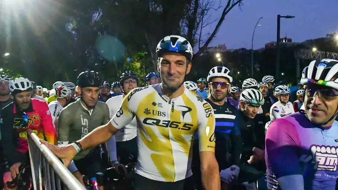 Scaloni compitió del Gran Fondo Buenos Aires