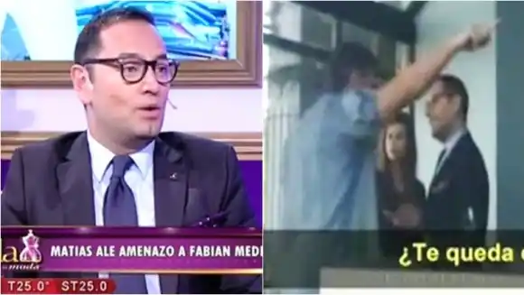 Matías Alé amenazó a Fabián Medina Flores
