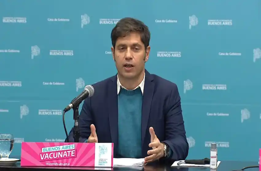 Kicillof anunció la compra de 5 millones de dosis y la vacunación libre para mayores de 60 años